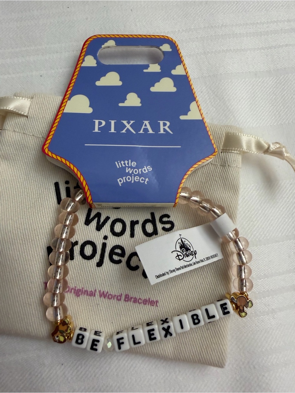 Disney parks little words project toy story slinky 'Be Flexible bracelet - Picture 2 of 2